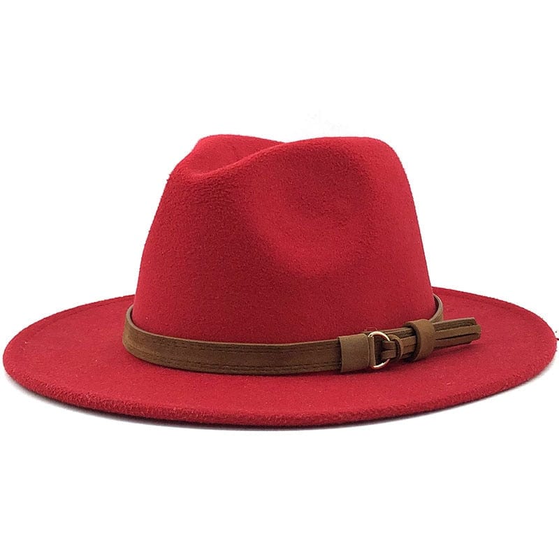 Eridian Fedora Hat With Leather Ribbon