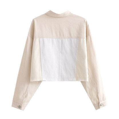 Romane White Denim Jacket