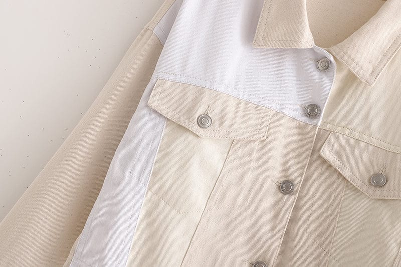 Romane White Denim Jacket