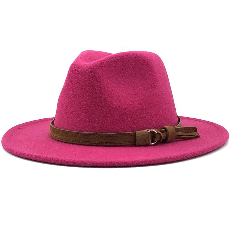 Eridian Fedora Hat With Leather Ribbon