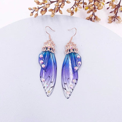 Fairy Wings Earrings Colorful Edition