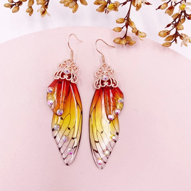 Fairy Wings Earrings Colorful Edition