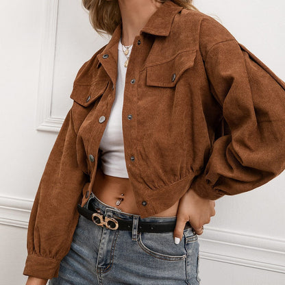 Addison Corduroy Crop Jacket