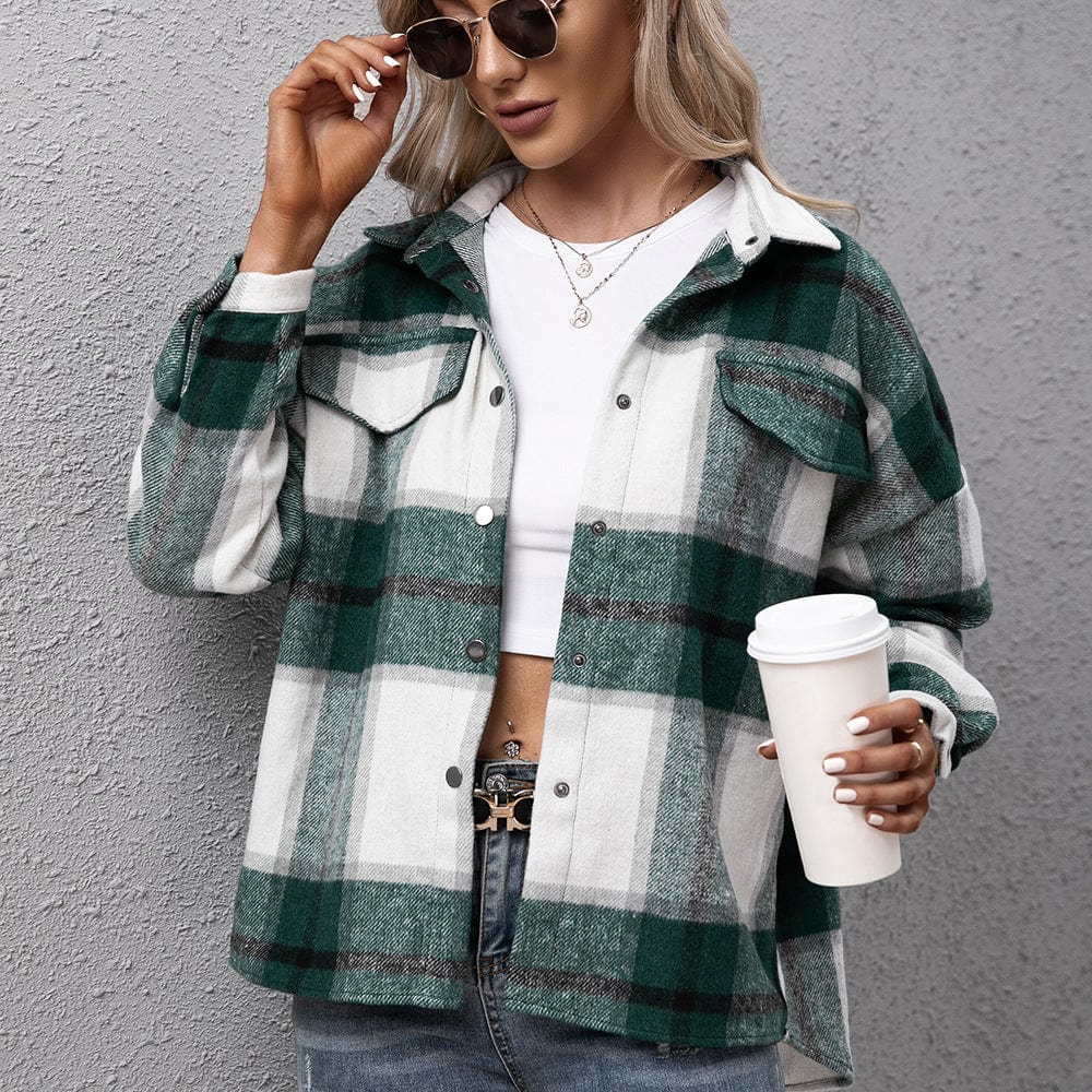 Maelys Plaid Shacket