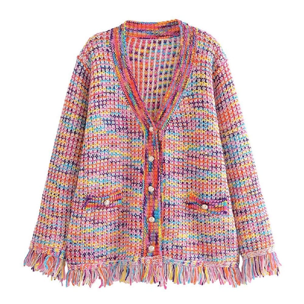 Henrietta Rainbow Cardigan