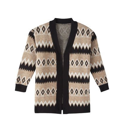 Claire Geometric Print Cardigan