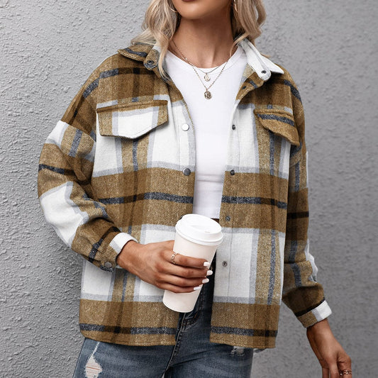 Maelys Plaid Shacket