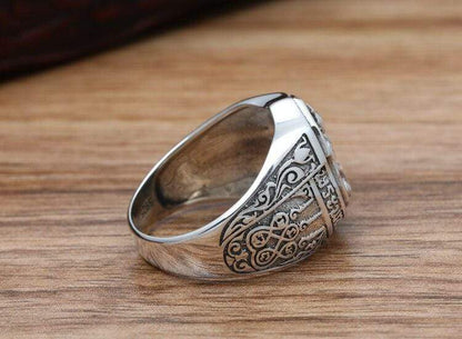 S925 Sterling Silver Buddha Ring