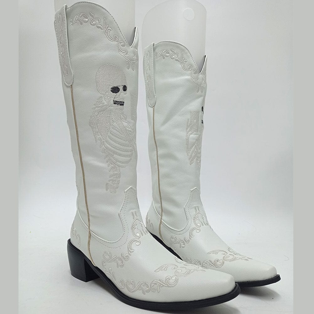 Savvanah Skull Western Cowgirl Boots