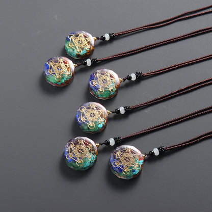 Seven Chakras Orgone Energy Pendant Necklace