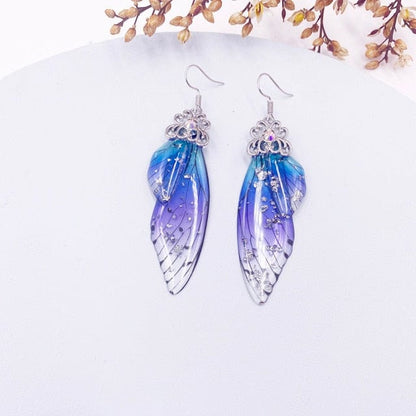 Fairy Wings Earrings Colorful Edition