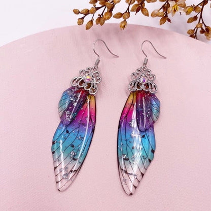 Fairy Wings Earrings Colorful Edition