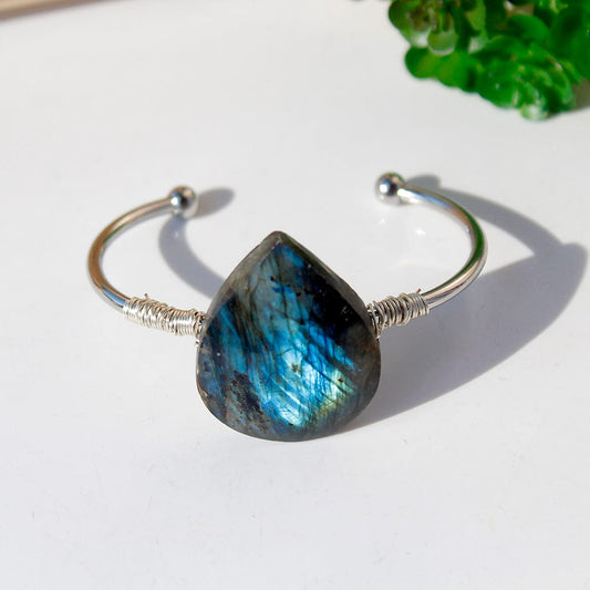 Labradorite Rain Drop Bracelet