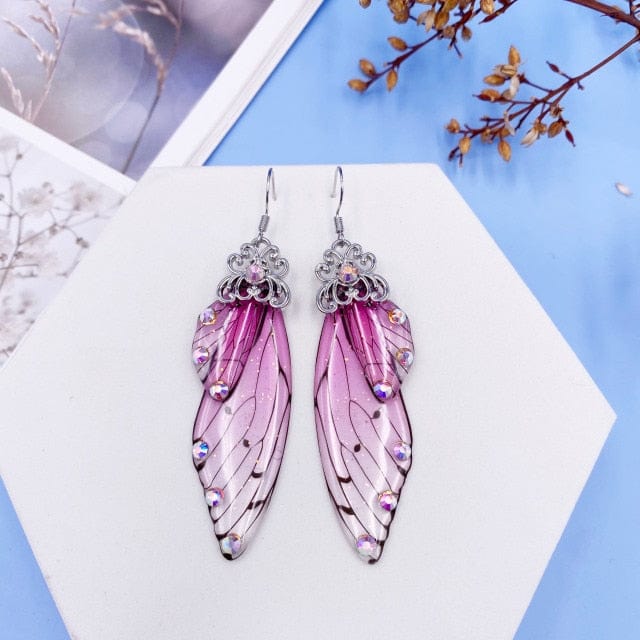 Fairy Wings Earrings Colorful Edition