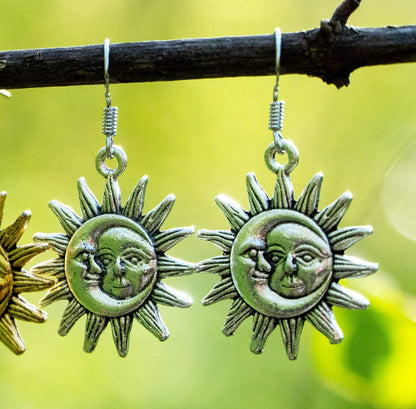 Sun and Moon Earrings