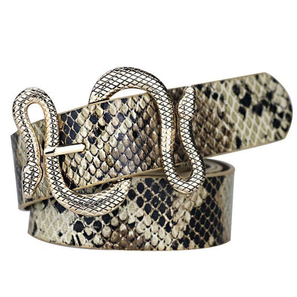 Snake Pin Buckle Belt