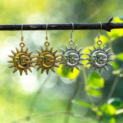 Sun and Moon Earrings