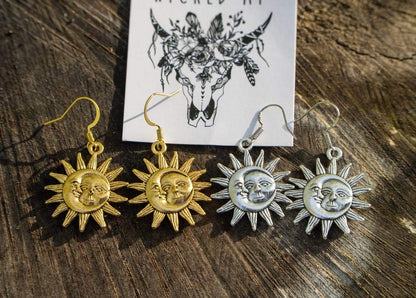 Sun and Moon Earrings