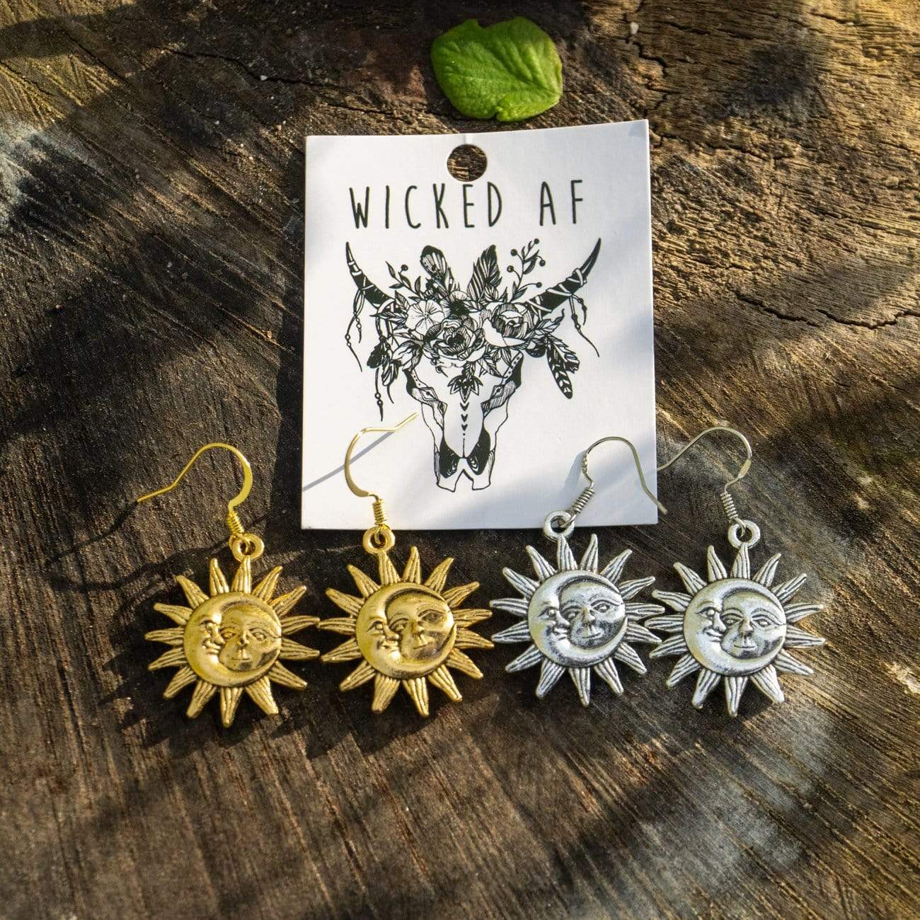 Sun and Moon Earrings