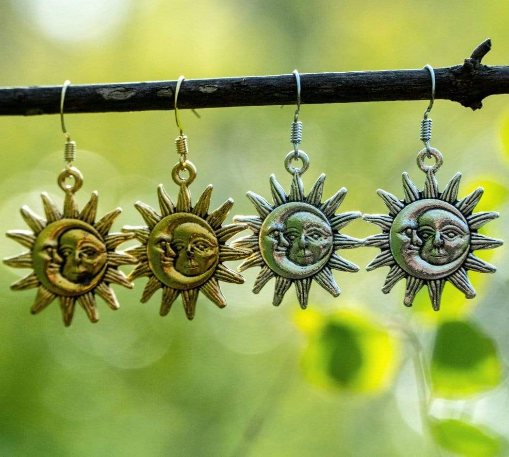 Sun and Moon Earrings