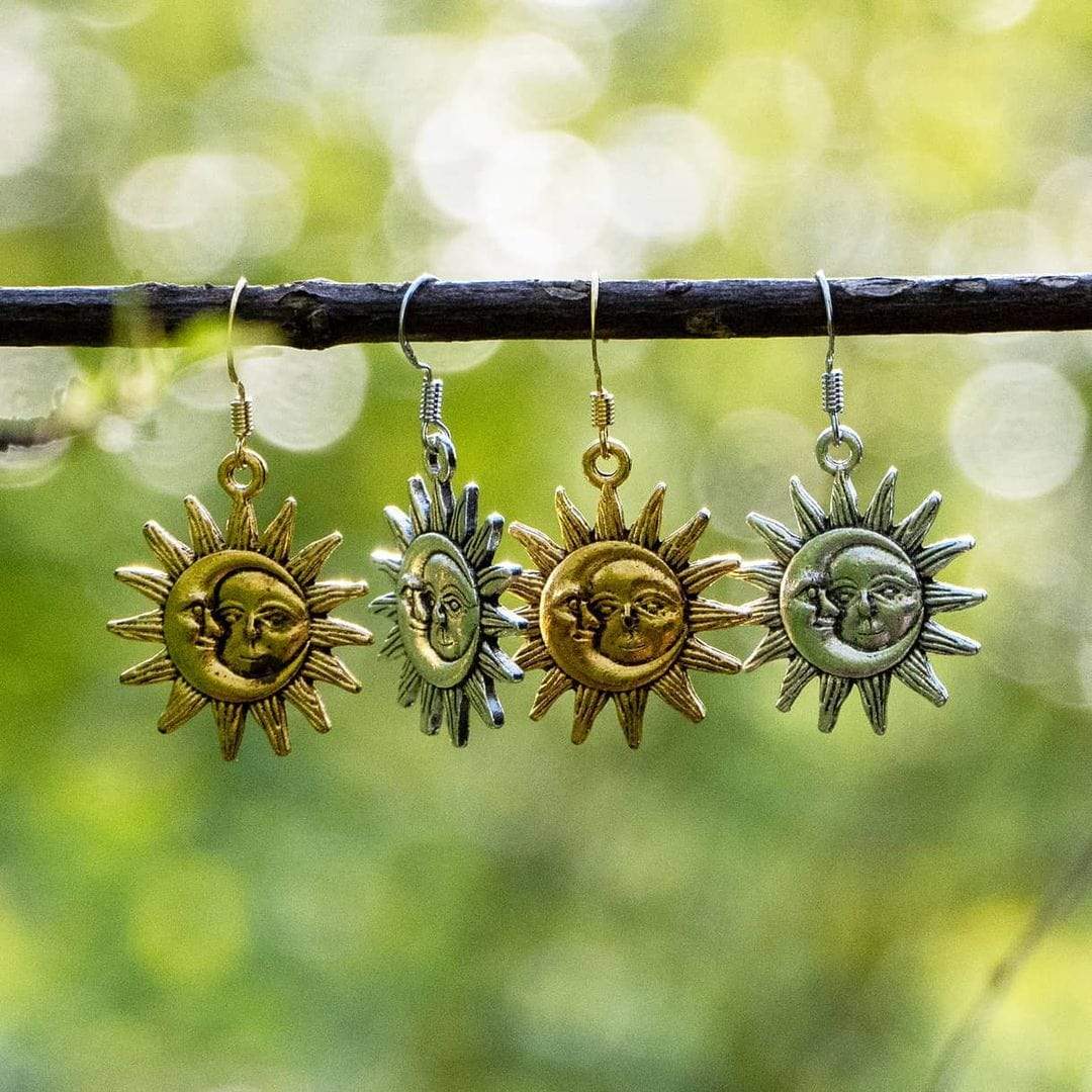 Sun and Moon Earrings