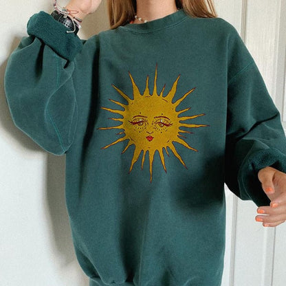 Sun Print Sweatshirt