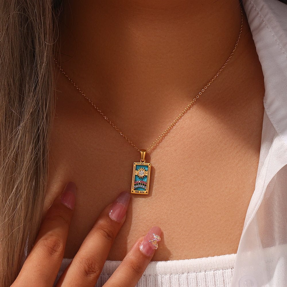 Tarot Cards Pendant Necklaces