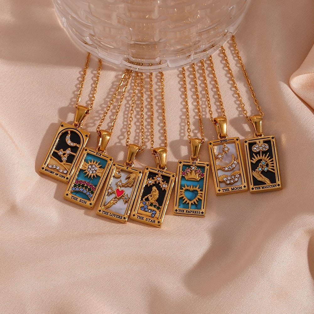 Tarot Cards Pendant Necklaces