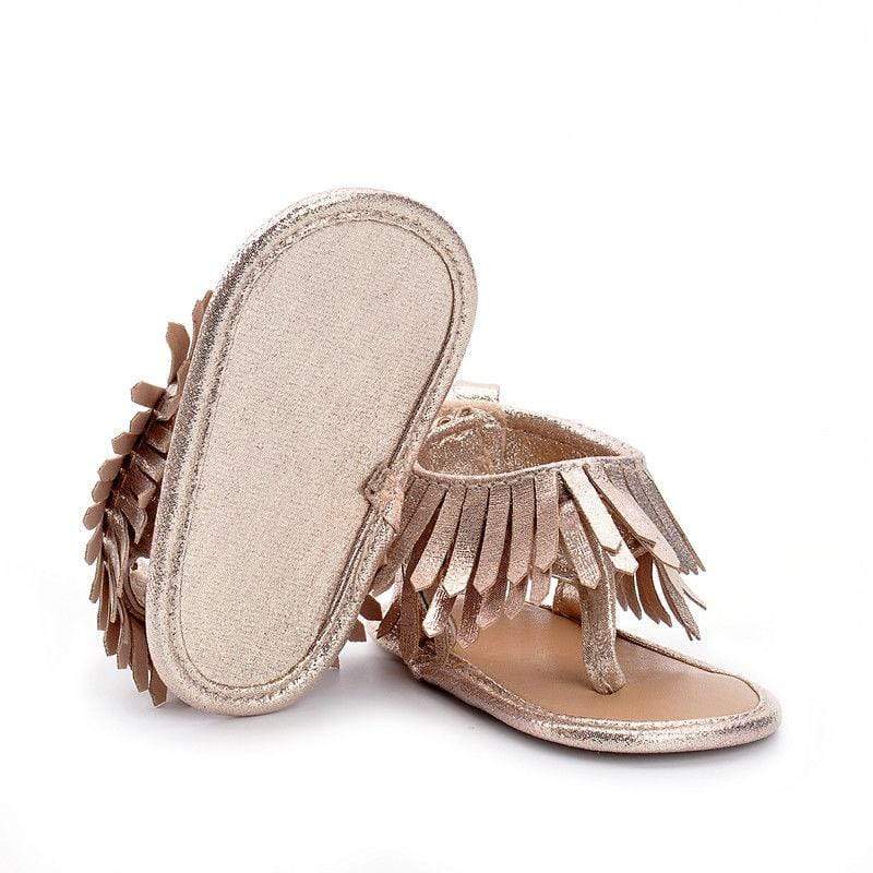 Tassel Leather Sandals