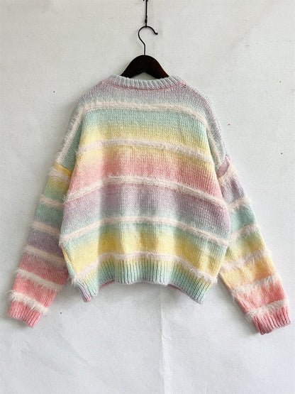 Tayla Gradient Striped Sweater