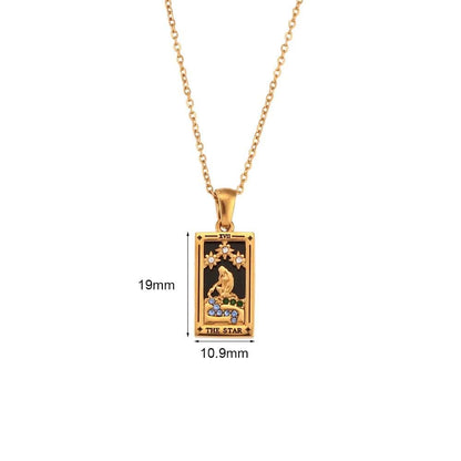 Tarot Cards Pendant Necklaces