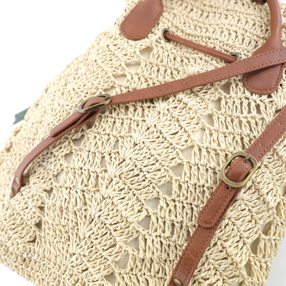 Theokleia Straw BackpacK