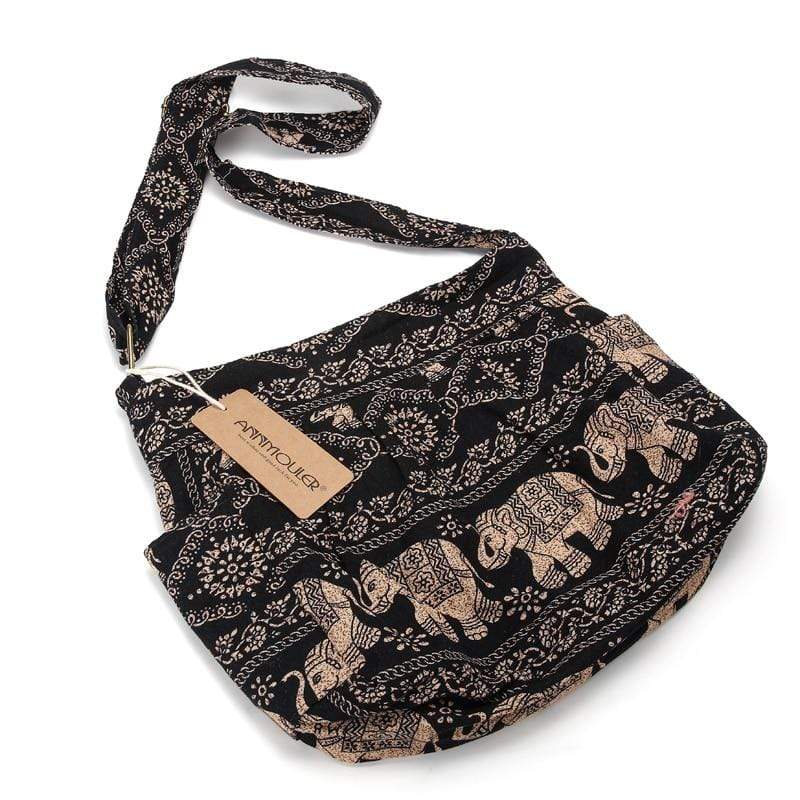 Tribal Elephant Crossbody Bag