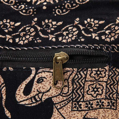 Tribal Elephant Crossbody Bag