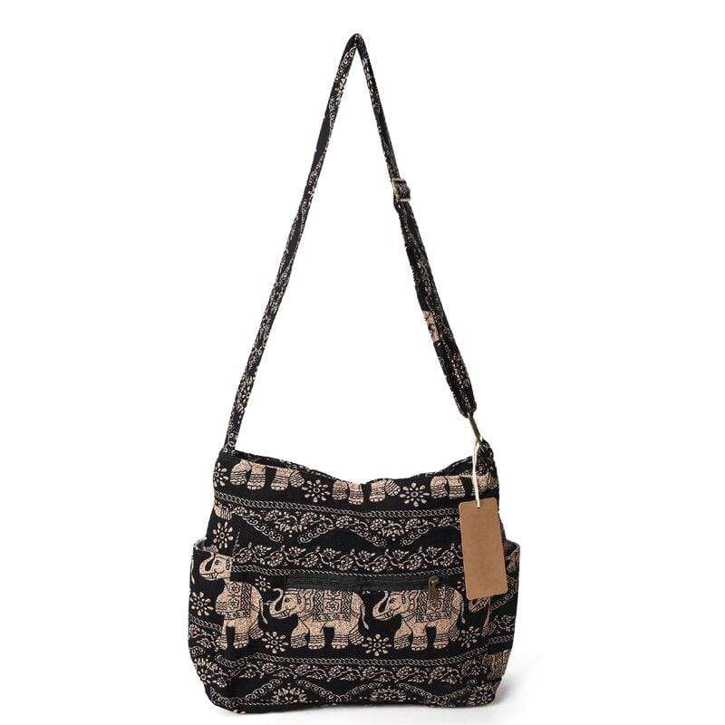 Tribal Elephant Crossbody Bag