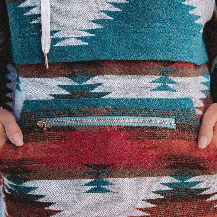 Troy Aztec Print Hoodie