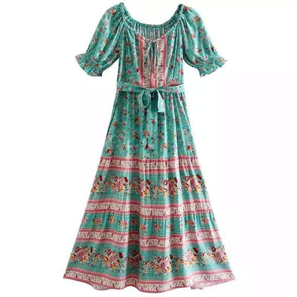 Aranyani Boho Midi Dress