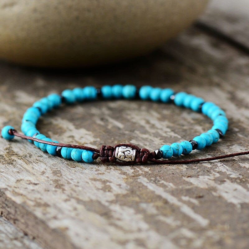 Turquoise Beaded Boho Bracelet