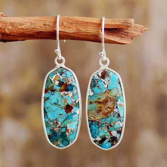 Turquoise Natural Stone Earrings