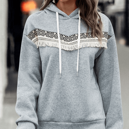 Waverly Boho Patchwork Hoodie