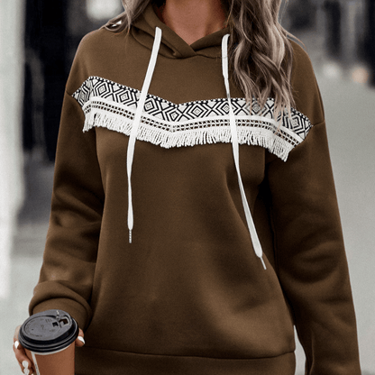 Waverly Boho Patchwork Hoodie