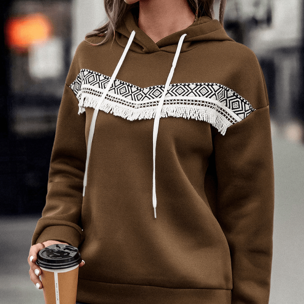 Waverly Boho Patchwork Hoodie