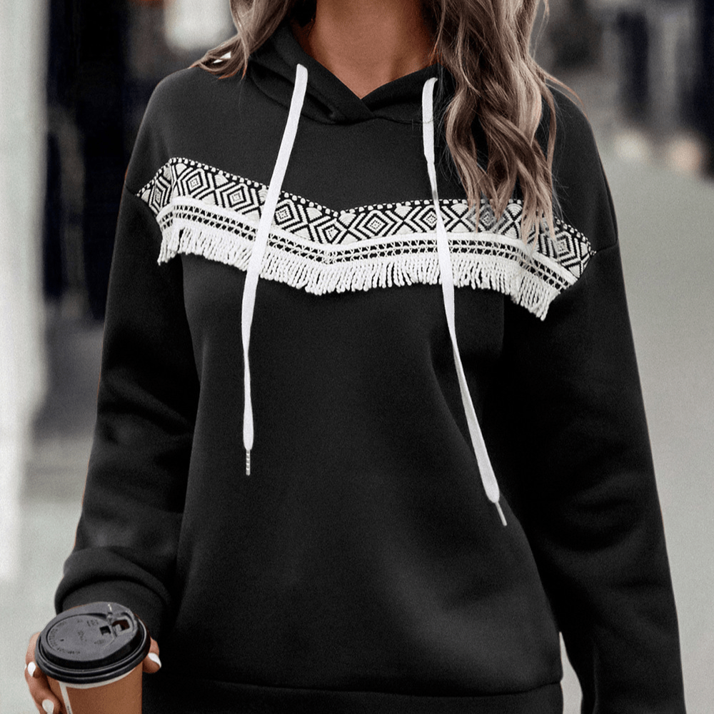 Waverly Boho Patchwork Hoodie