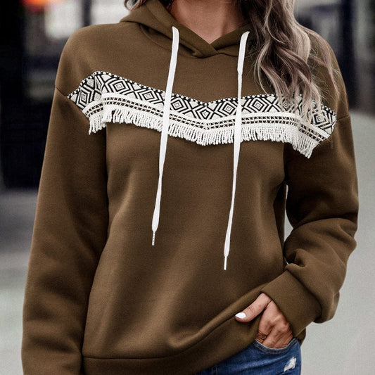 Waverly Boho Patchwork Hoodie