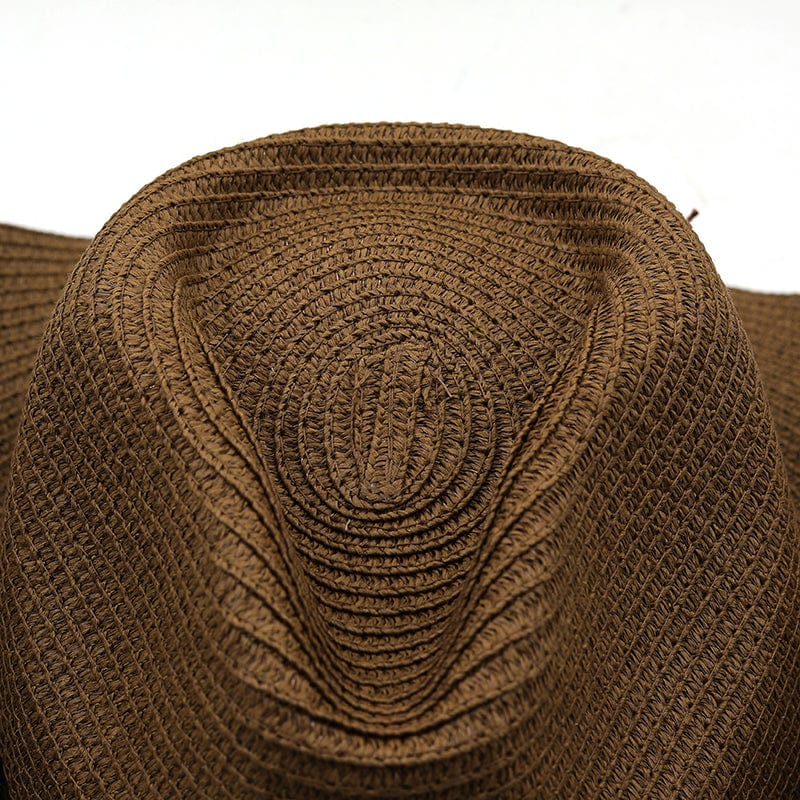 Wesley Straw Western Cowboy Hat