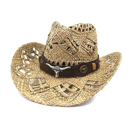 Western Straw Cowboy Hat