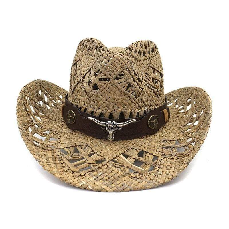 Western Straw Cowboy Hat