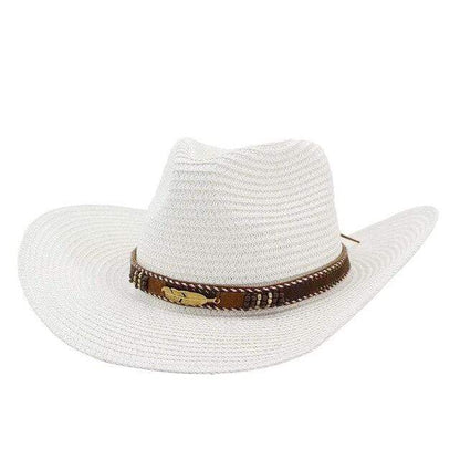 Cowgirl Straw Wide Brim Hat