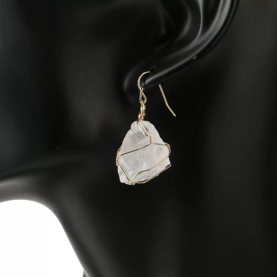 Natural Stone Irregular Shaped Earrings