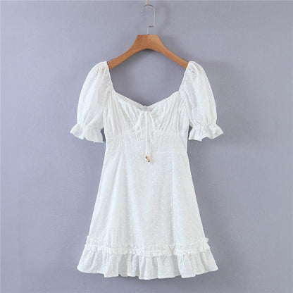 Pearl White Mini Dress